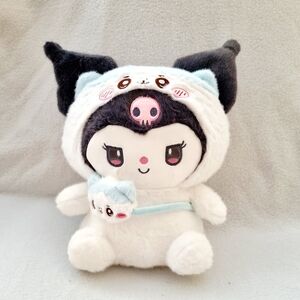 Cute Sanrio Kuromi Kids Doll Soft Stuffed Animal Kid's Gifts 10" Large Size New